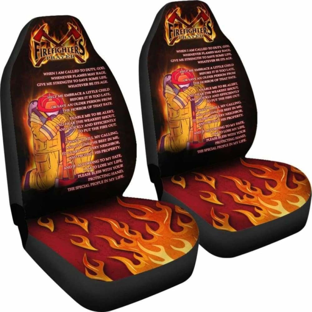 Firefighter'S Prayer Car Seat Covers
