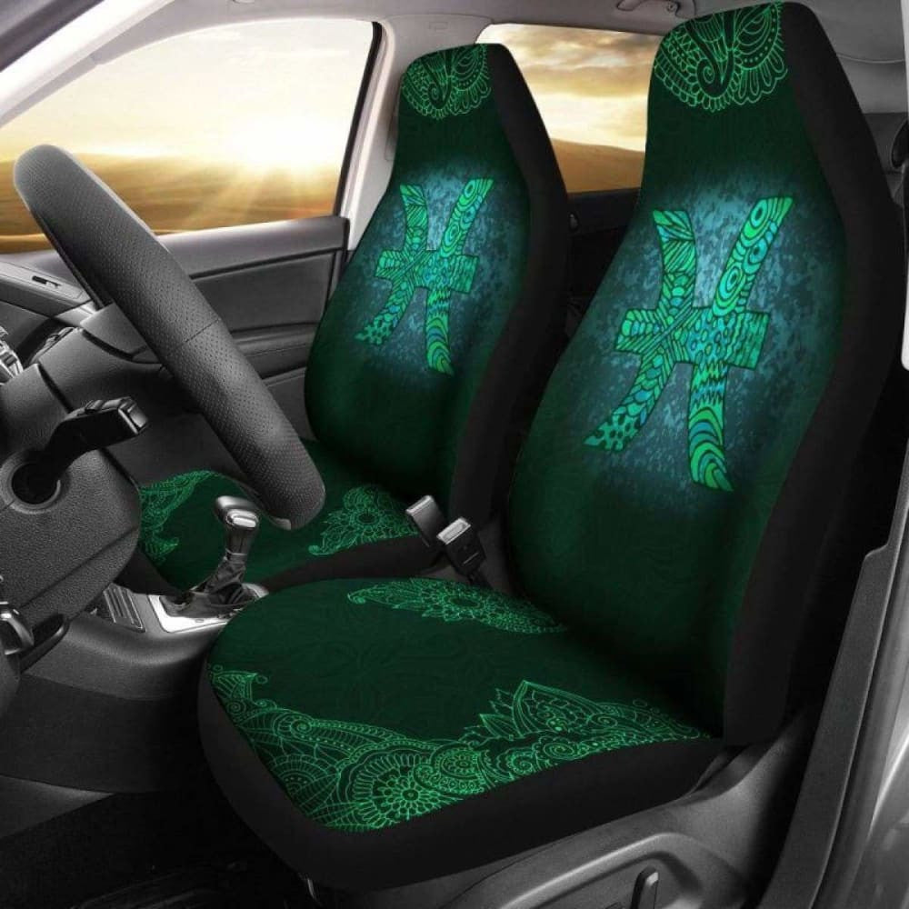 Pisces Zodiac Sign Car Seat Covers Amazing