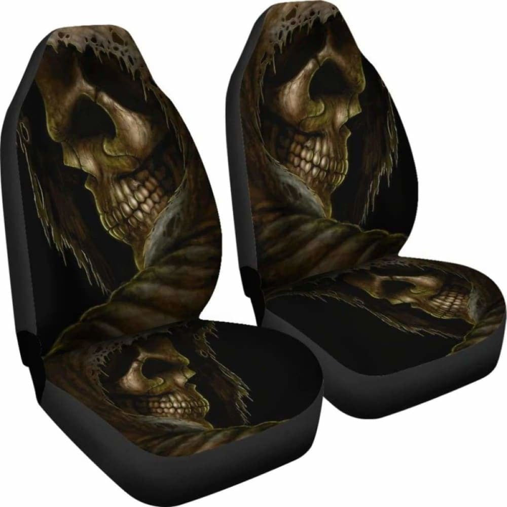 Set Of Skull Car Seat Covers