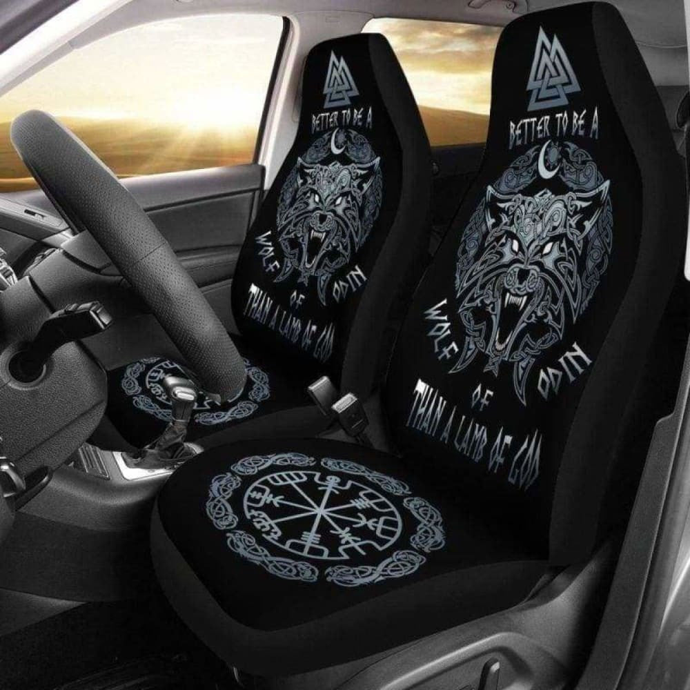 Viking Fenrir Vegvisir Car Seat Covers