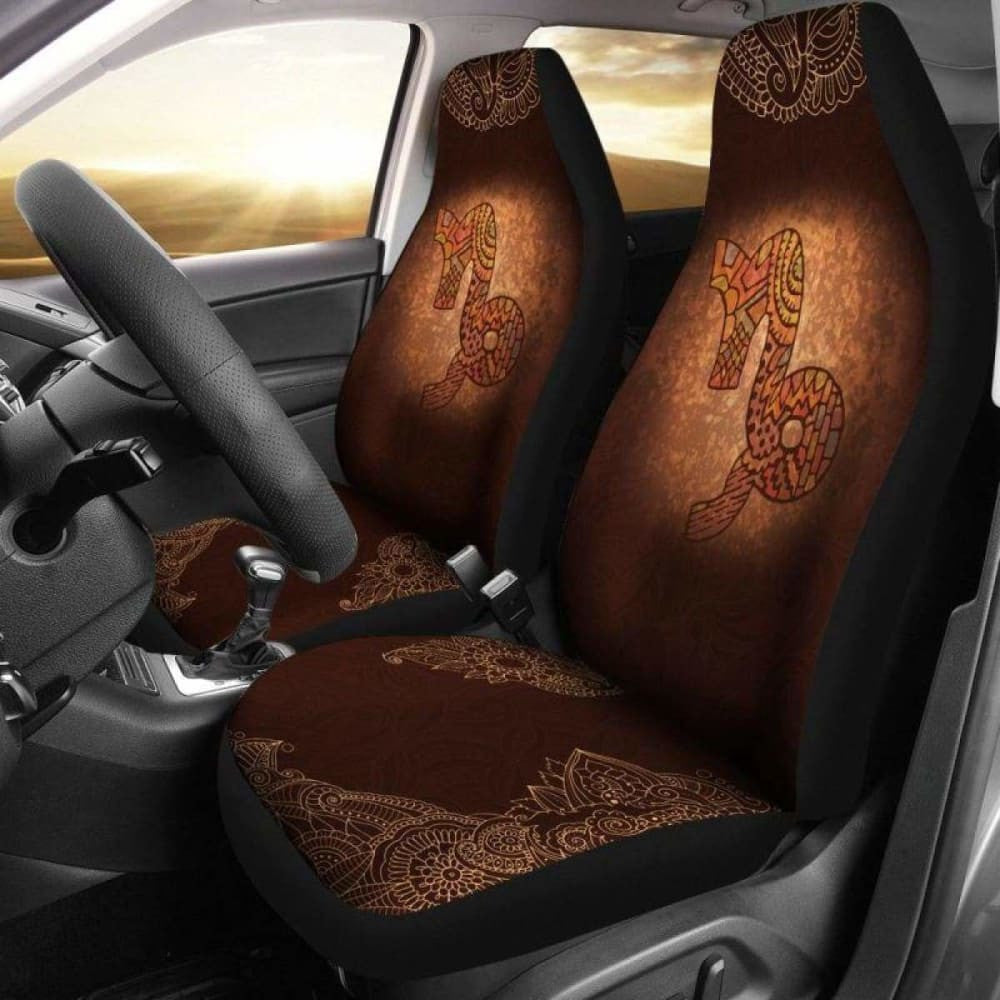 Capricorn Zodiac Sign Car Seat Covers Amazing