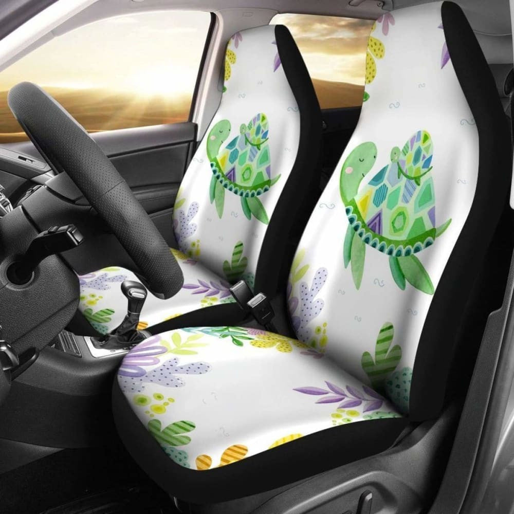Turle Mother Carry Her Baby On Back Turtle Car Seat Covers Best