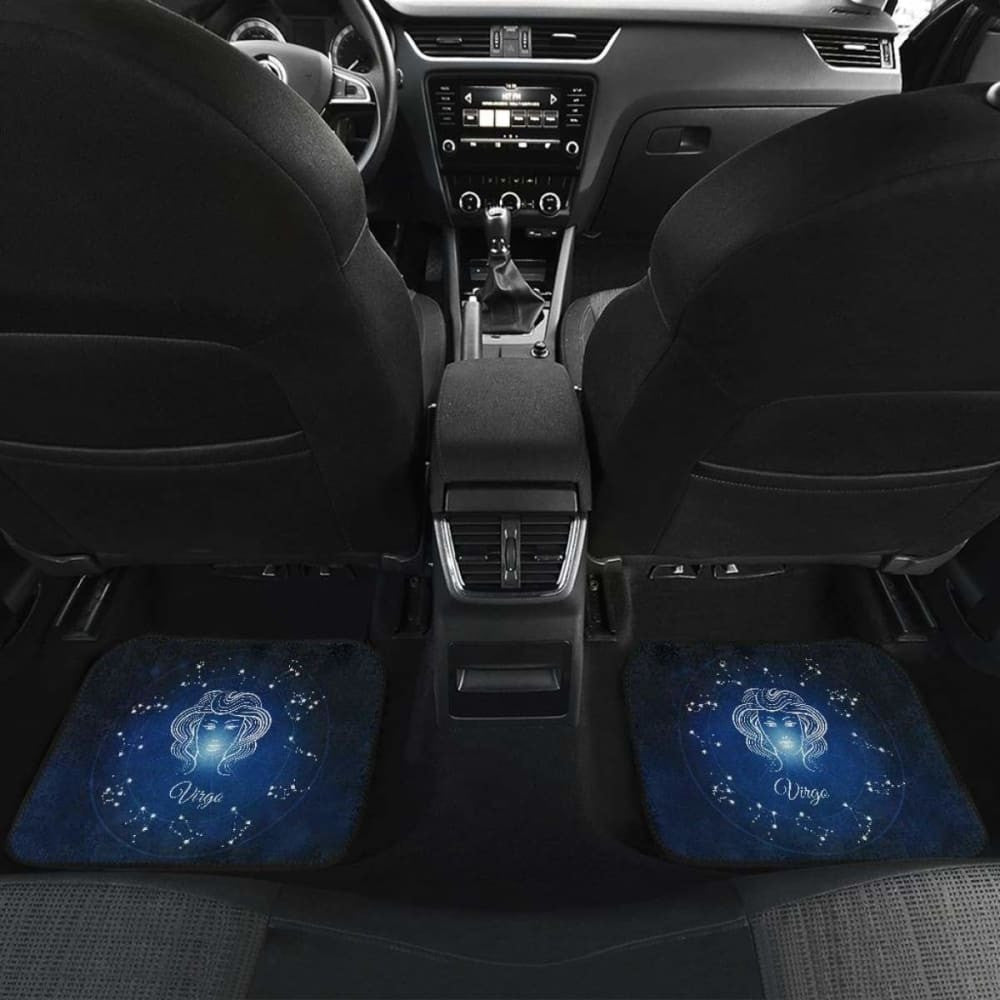 Virgo Zodiac Sign Car Floor Mats Amazing Gift
