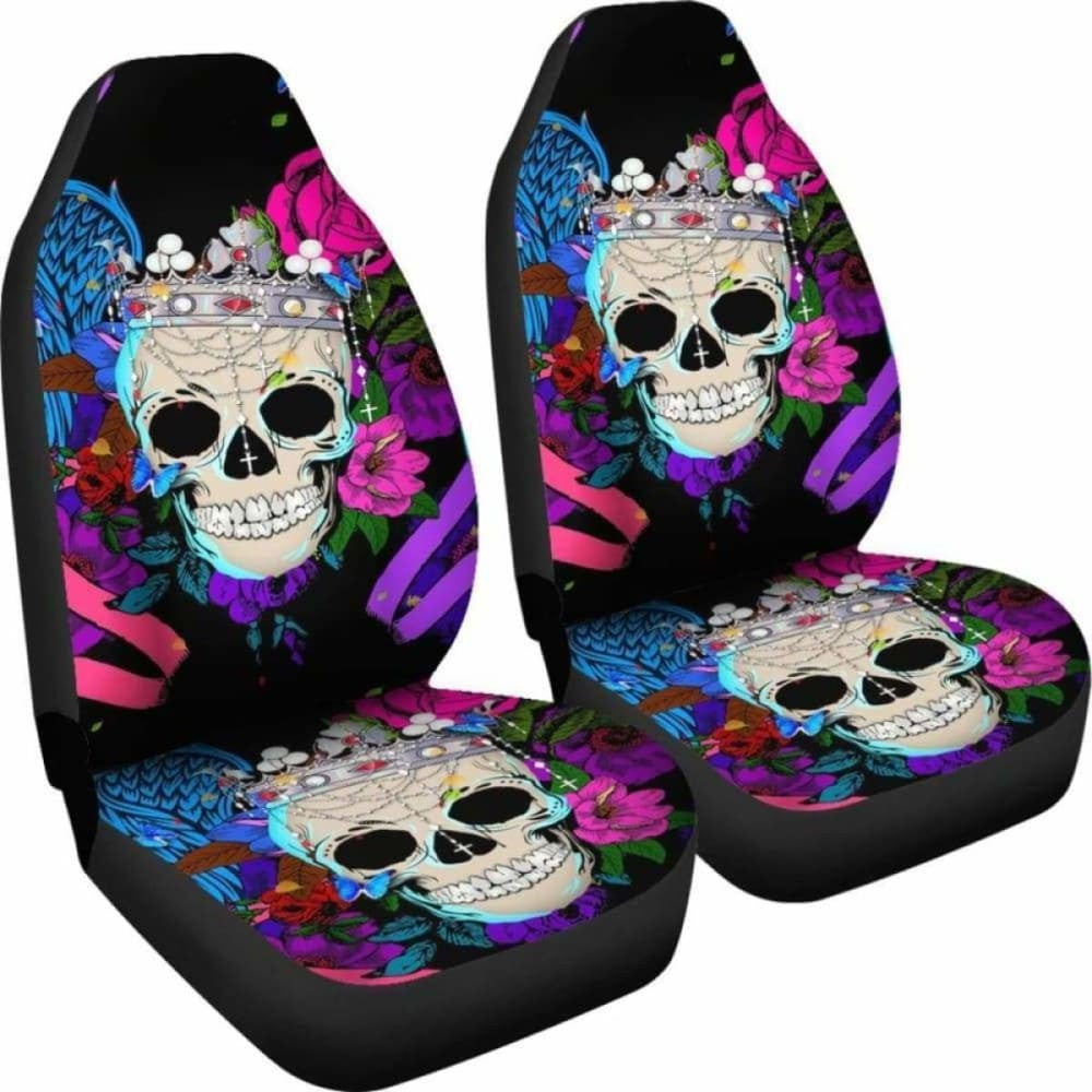 Set Of Pcs Skull Car Seat Covers