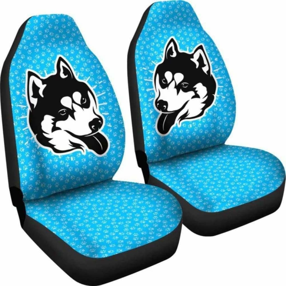 Husky Dog Paw Car Seat Covers Awesome