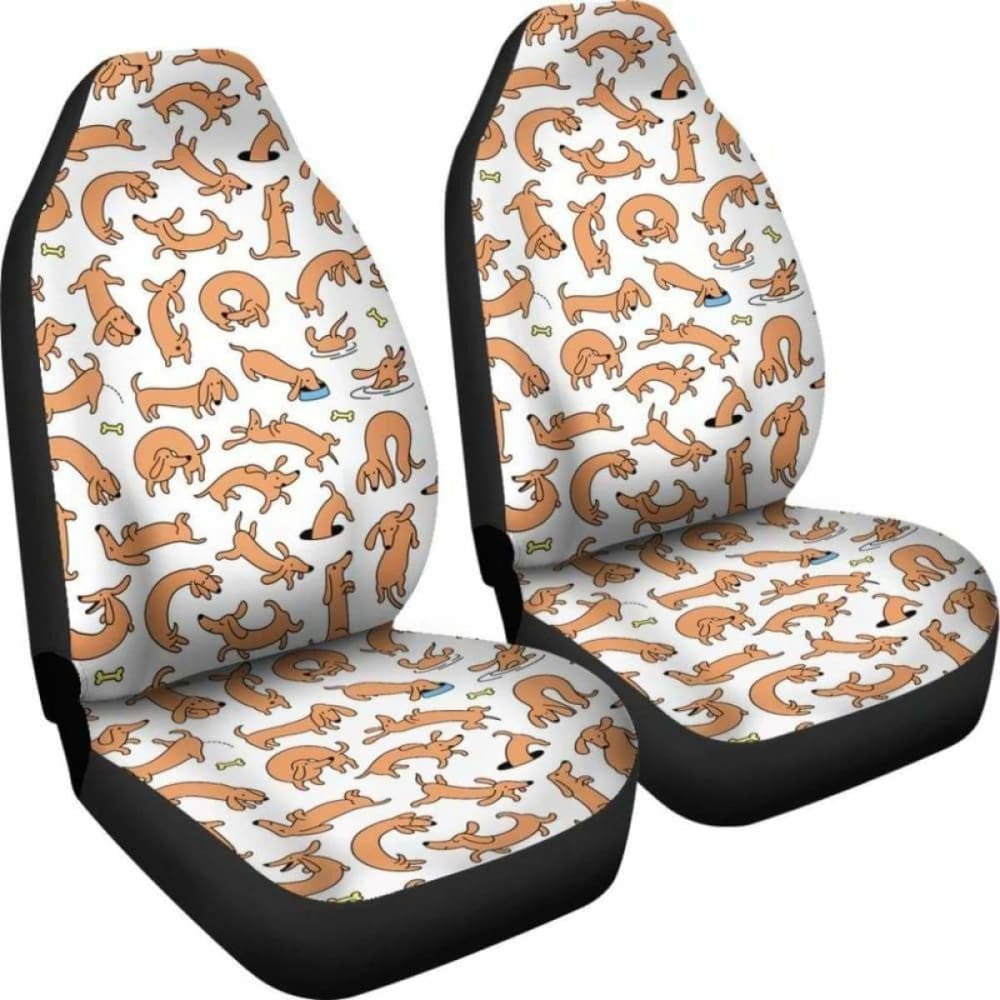 Dachshund Shades Patterns Car Seat Covers