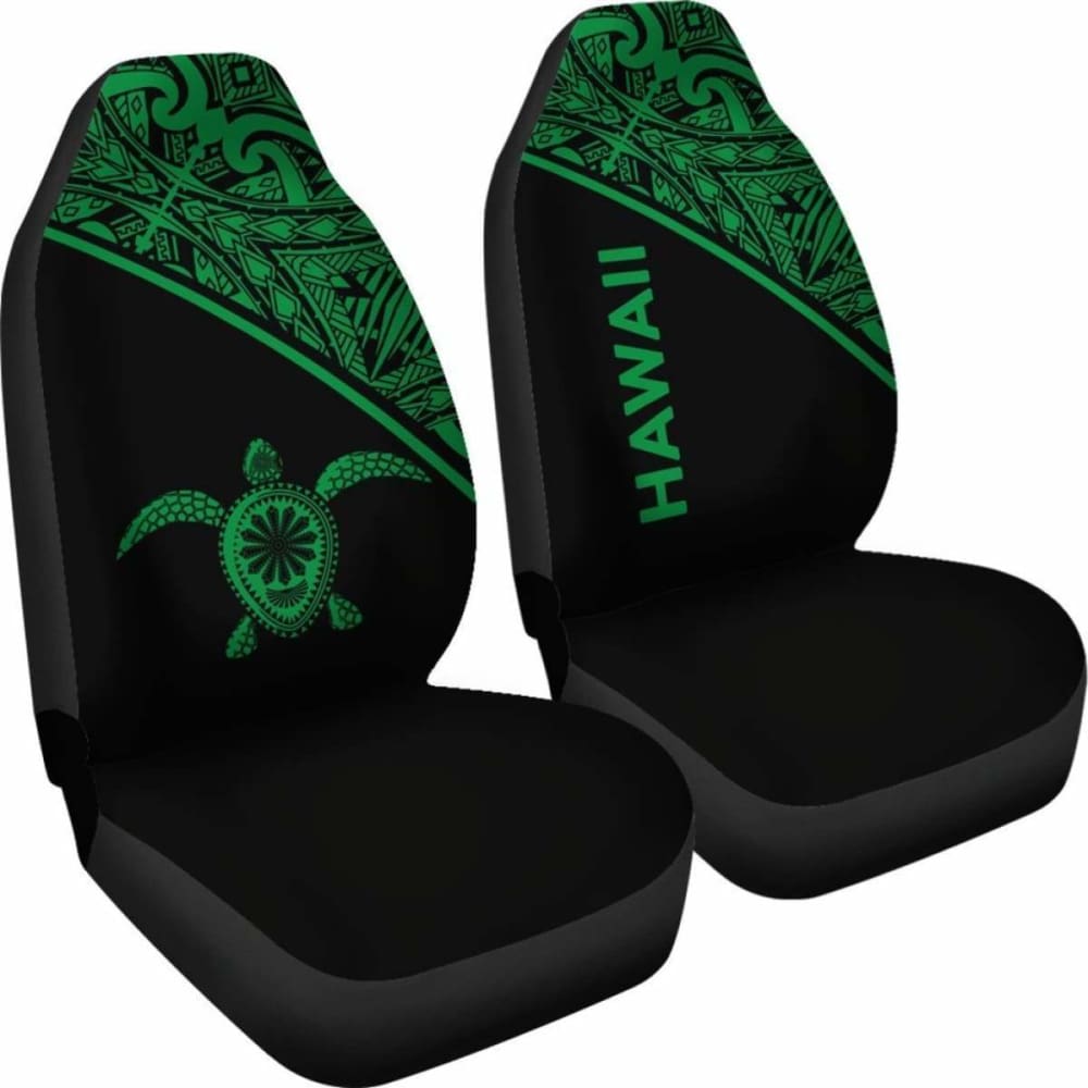 Polynesian Hawaii Turtle Car Seat Covers Curve Green New