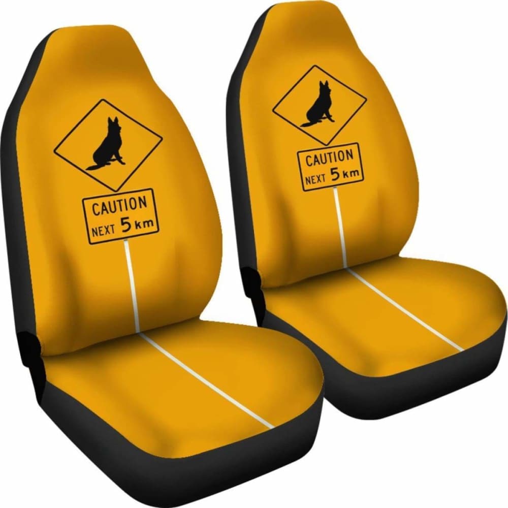 German Shepherd Signs Car Seat Covers