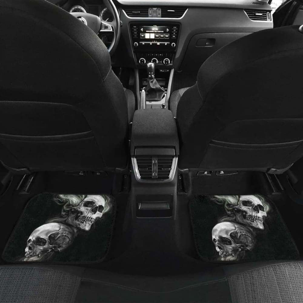 Set Pcs Sugar Skull Car Mats
