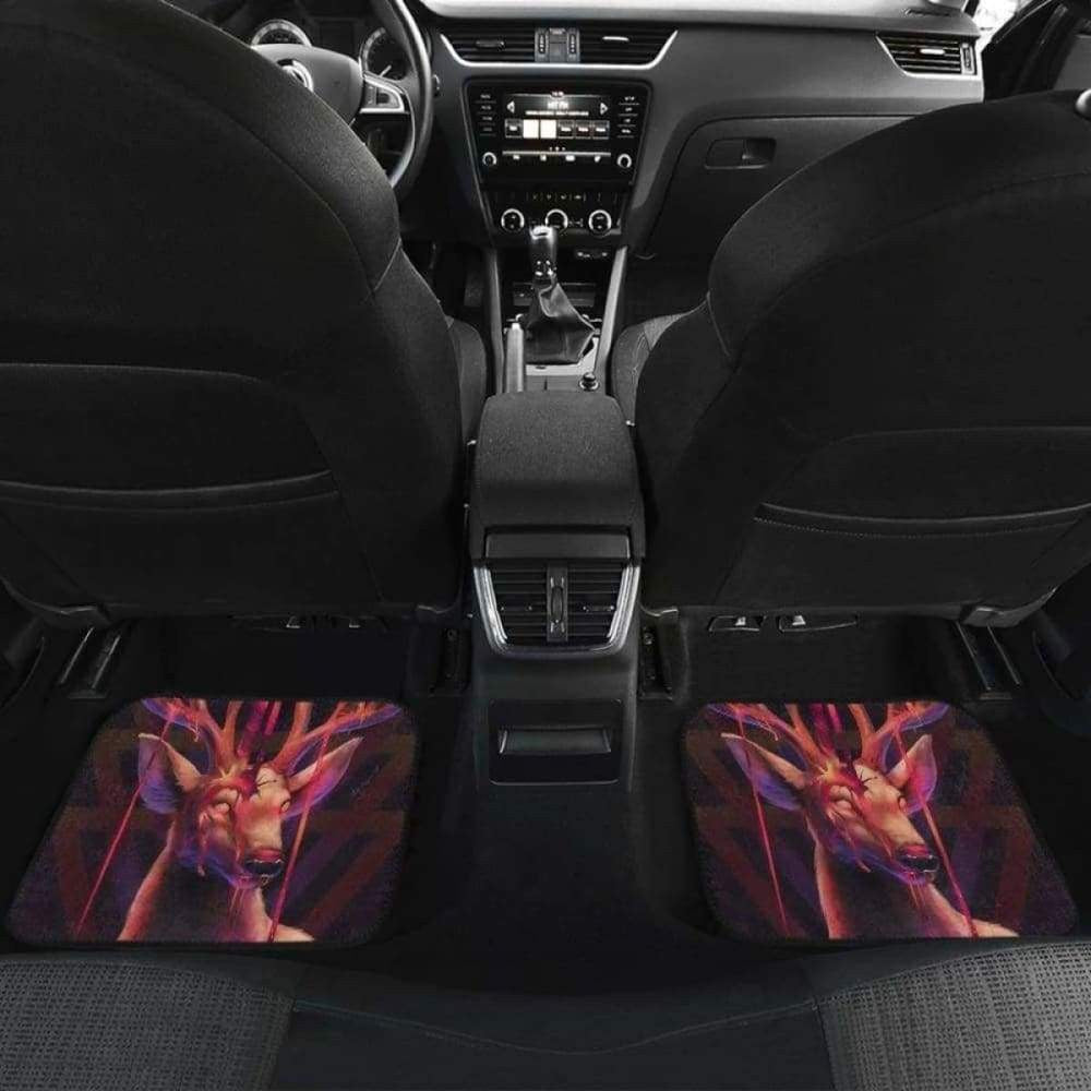 Deer Art Design Car Floor Mats Animals Fantasy