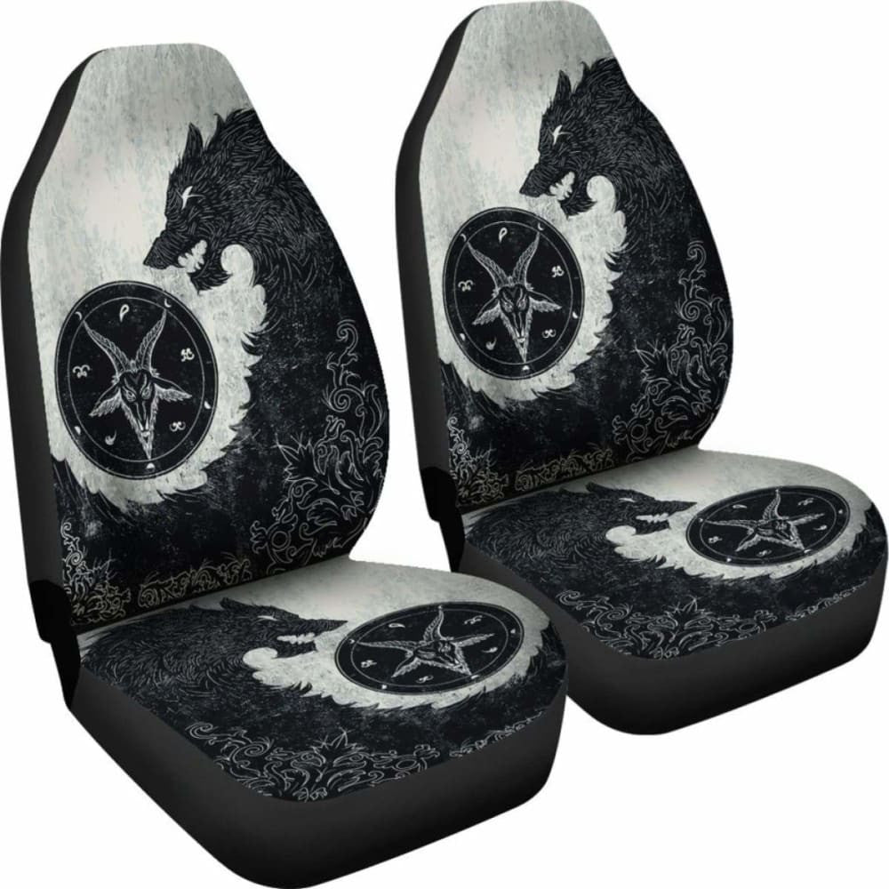 Wolf Dark Spirit Car Seat Covers