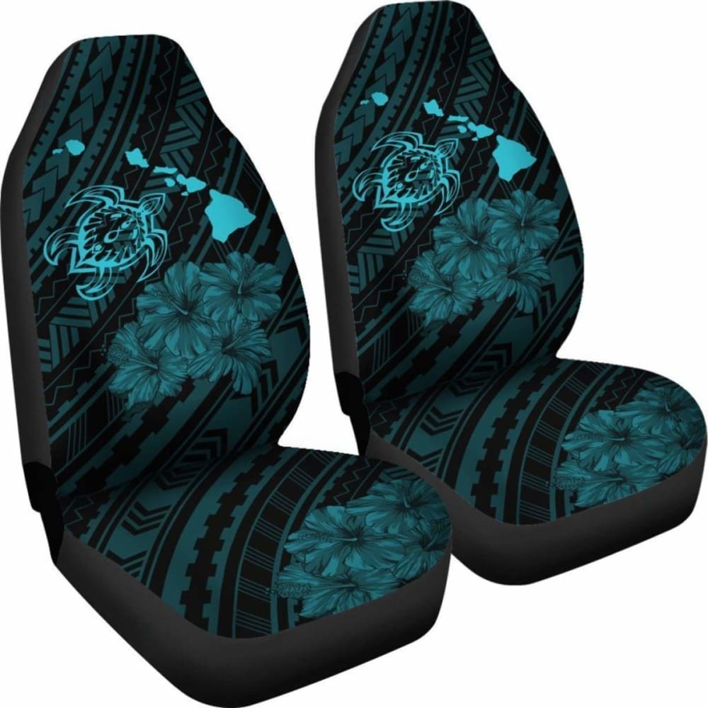 Hawaii Sea Turtle Is Swimming Toward Car Seat Covers Blue - New -