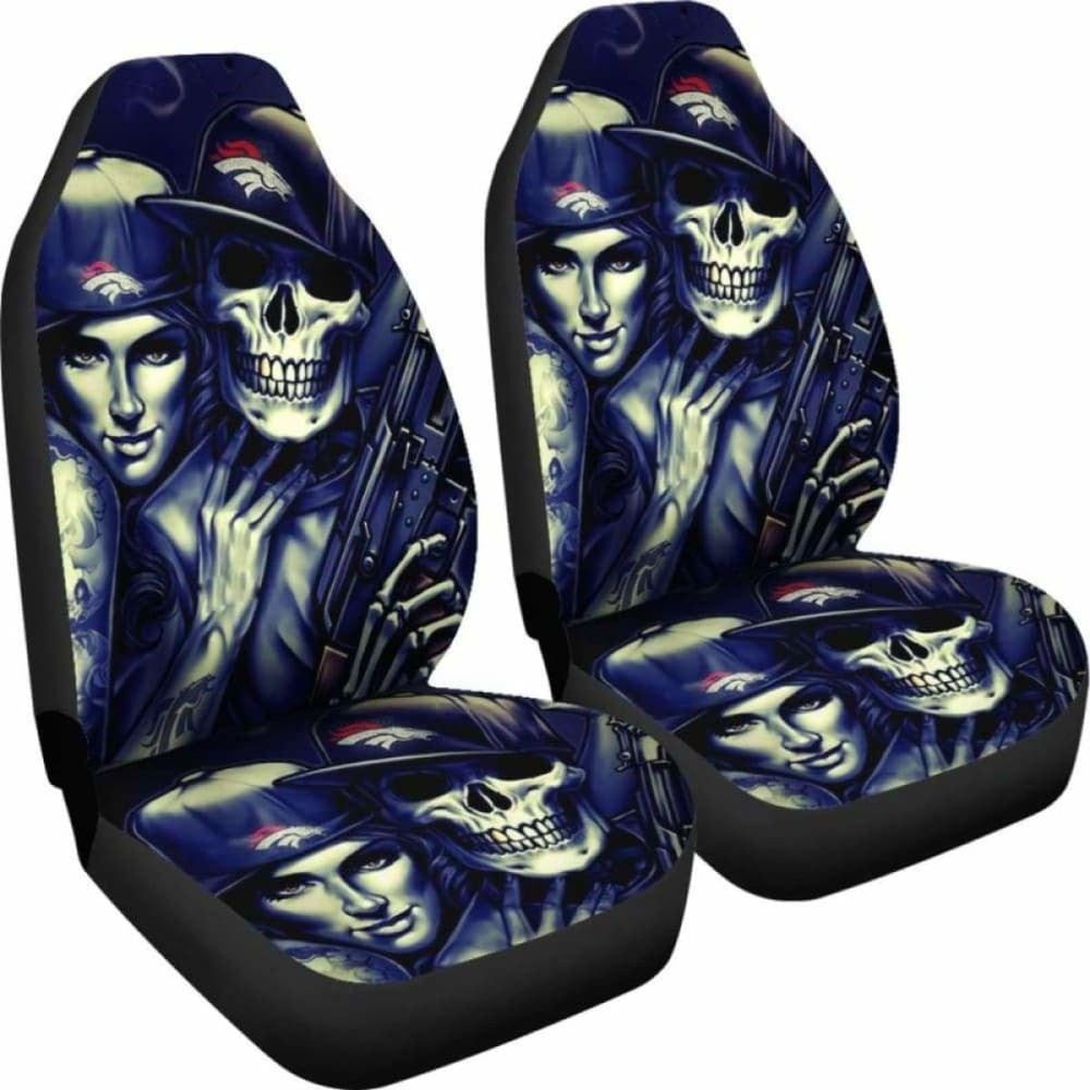 Set Of Skull Car Seat Covers
