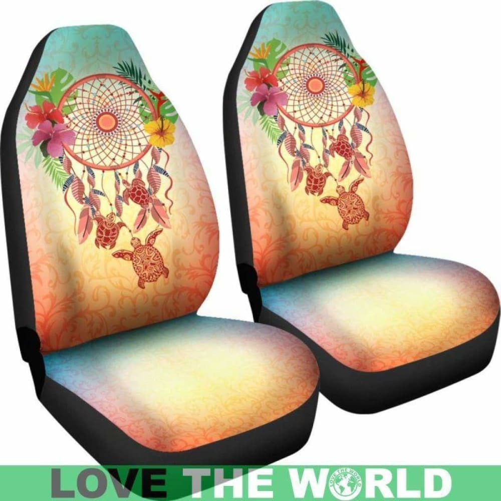 Hawaii Dream Catcher Honu Turtle Car Seat Covers Best