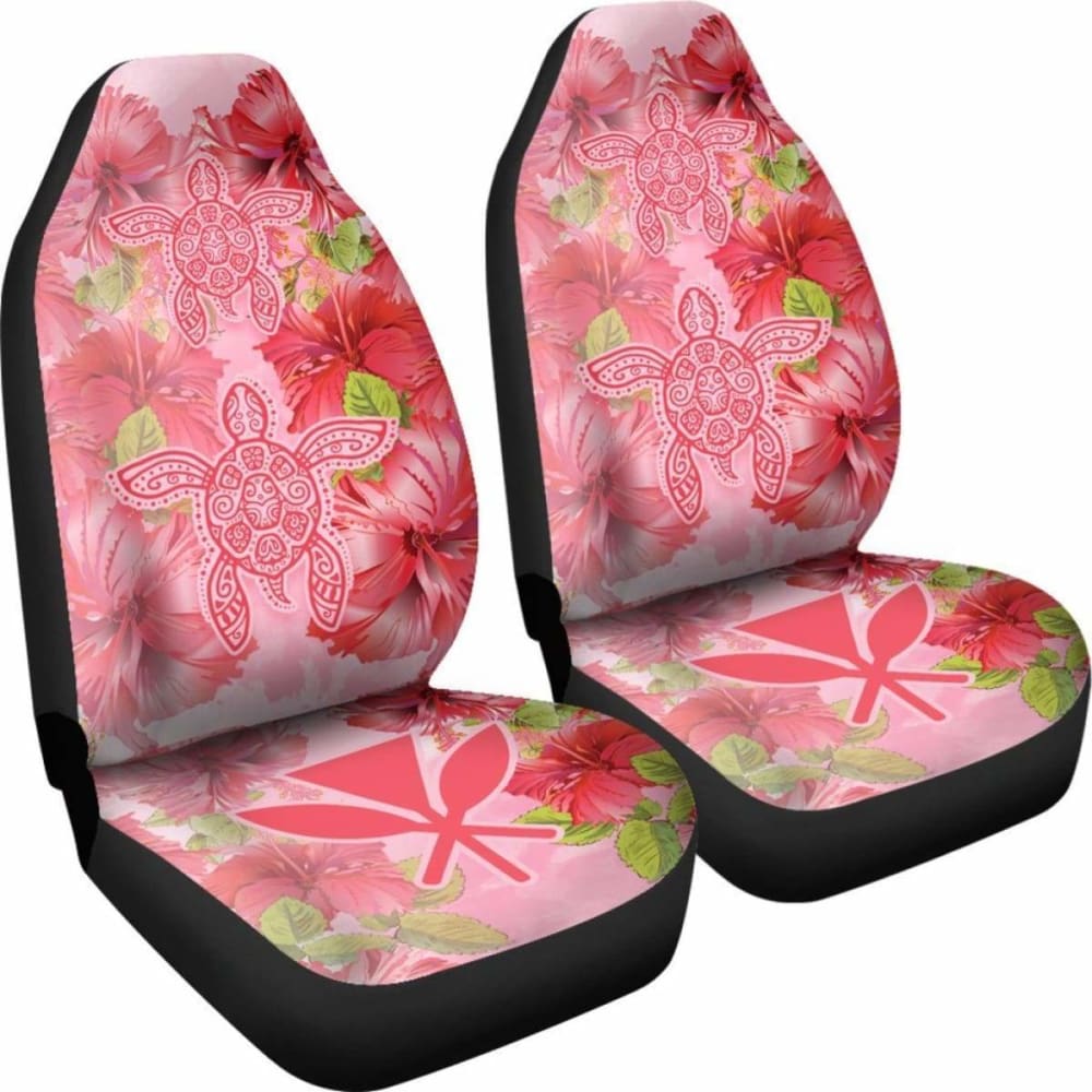 Hawaii Turtle Hibiscus Car Seat Covers - Pink Style - New - Awesome