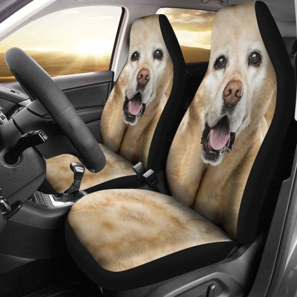Labrador Car Seat Covers Funny Dog Lab Lover