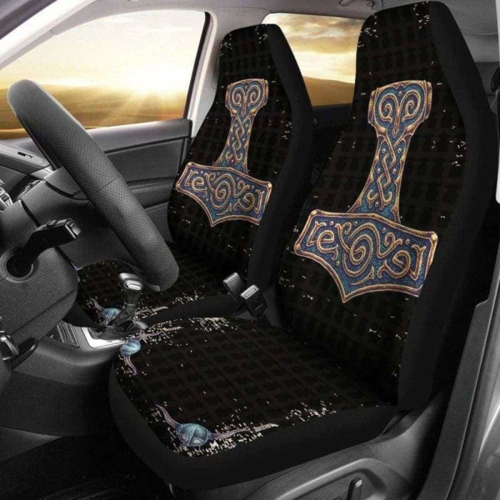 Viking Mjolnir Thor'S Hammer Car Seat Covers