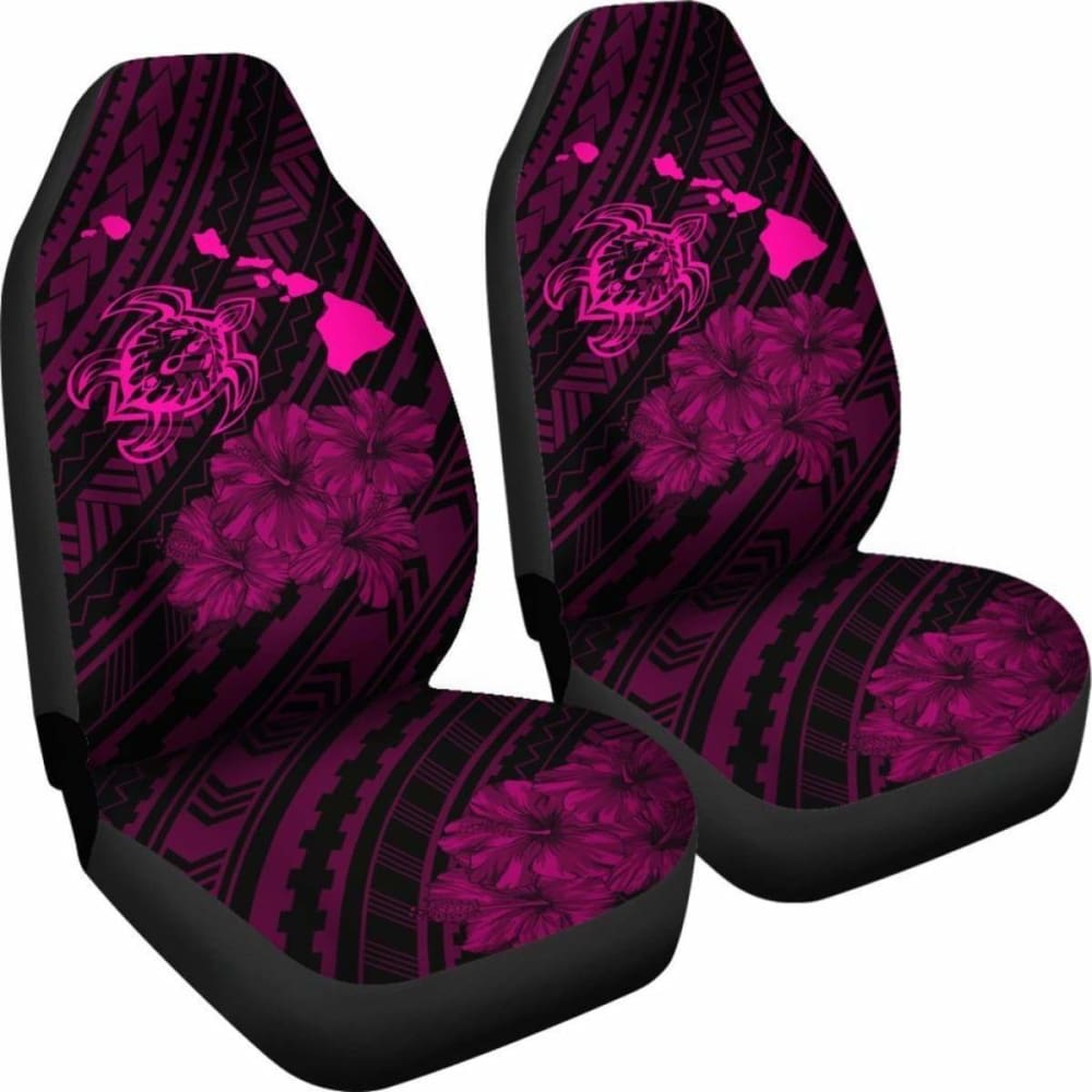 Hawaii Sea Turtle Is Swimming Toward Car Seat Covers Pink - New -