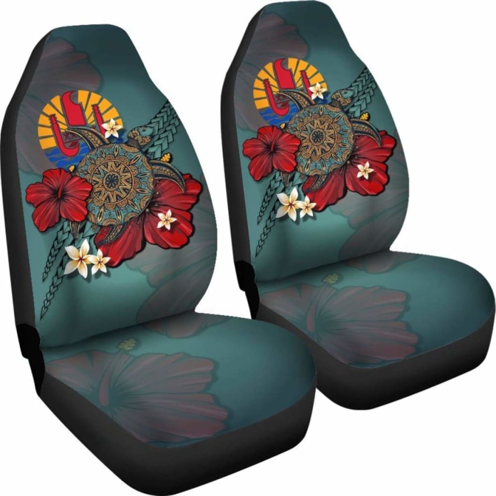 Tahiti Car Seat Covers Blue Turtle Tribal Amazing