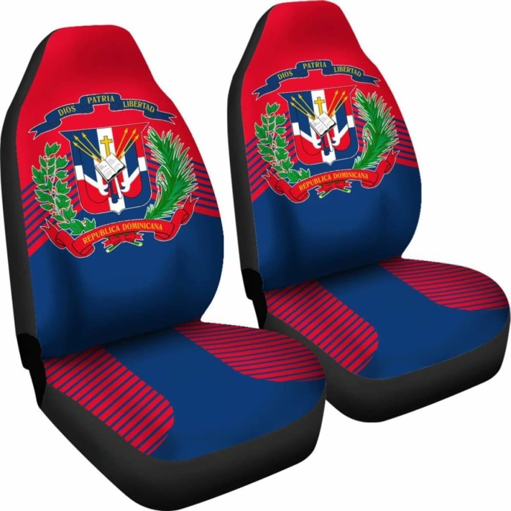 Dominican Republic Coat Of Arms Car Seat Covers Awesome