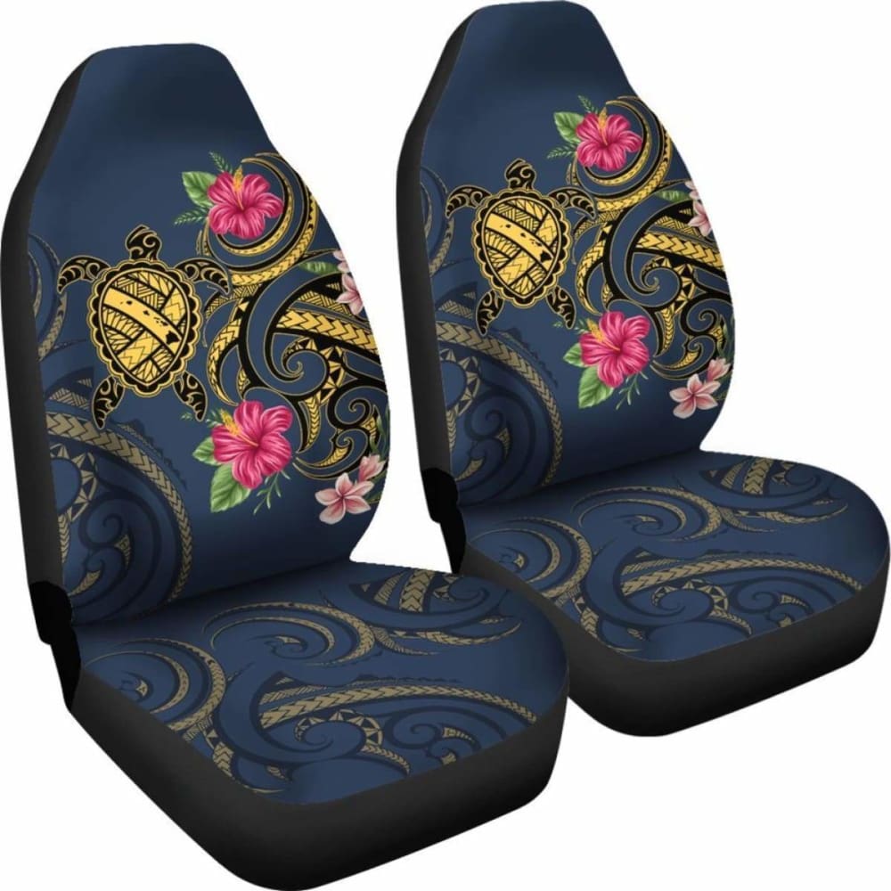 Hawaii Polynesian Turtle Hibiscus Plumeria Car Seat Cover - Nane Style - New - Awesome
