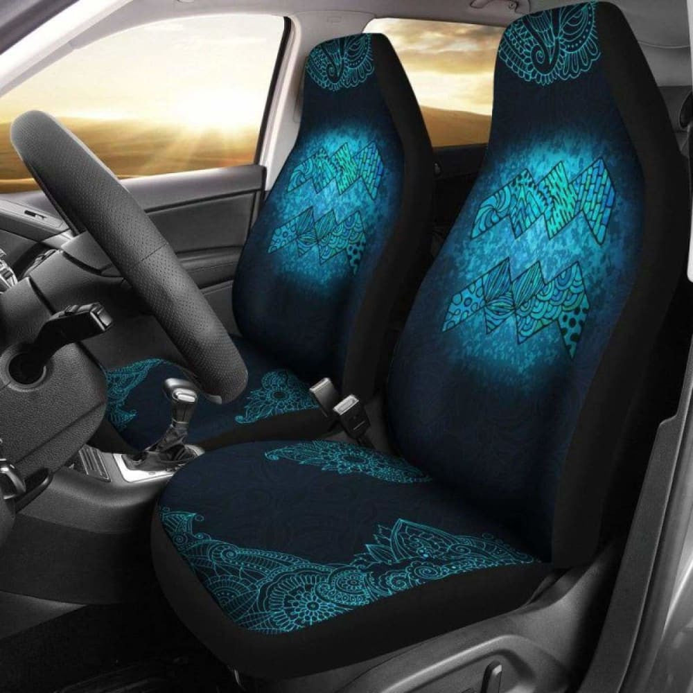 Aquarius Zodiac Sign Car Seat Covers Amazing