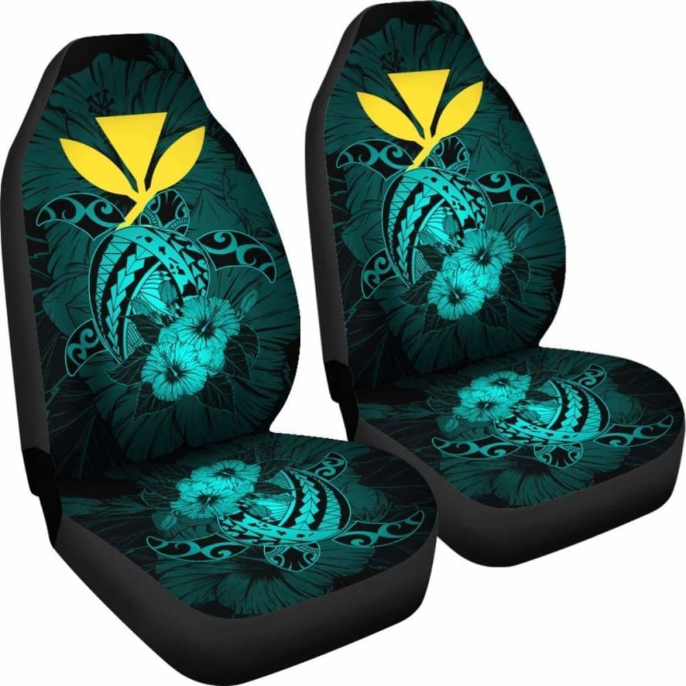 Hawaii Hibiscus Car Seat Cover - Harold Turtle - Turquoise - New