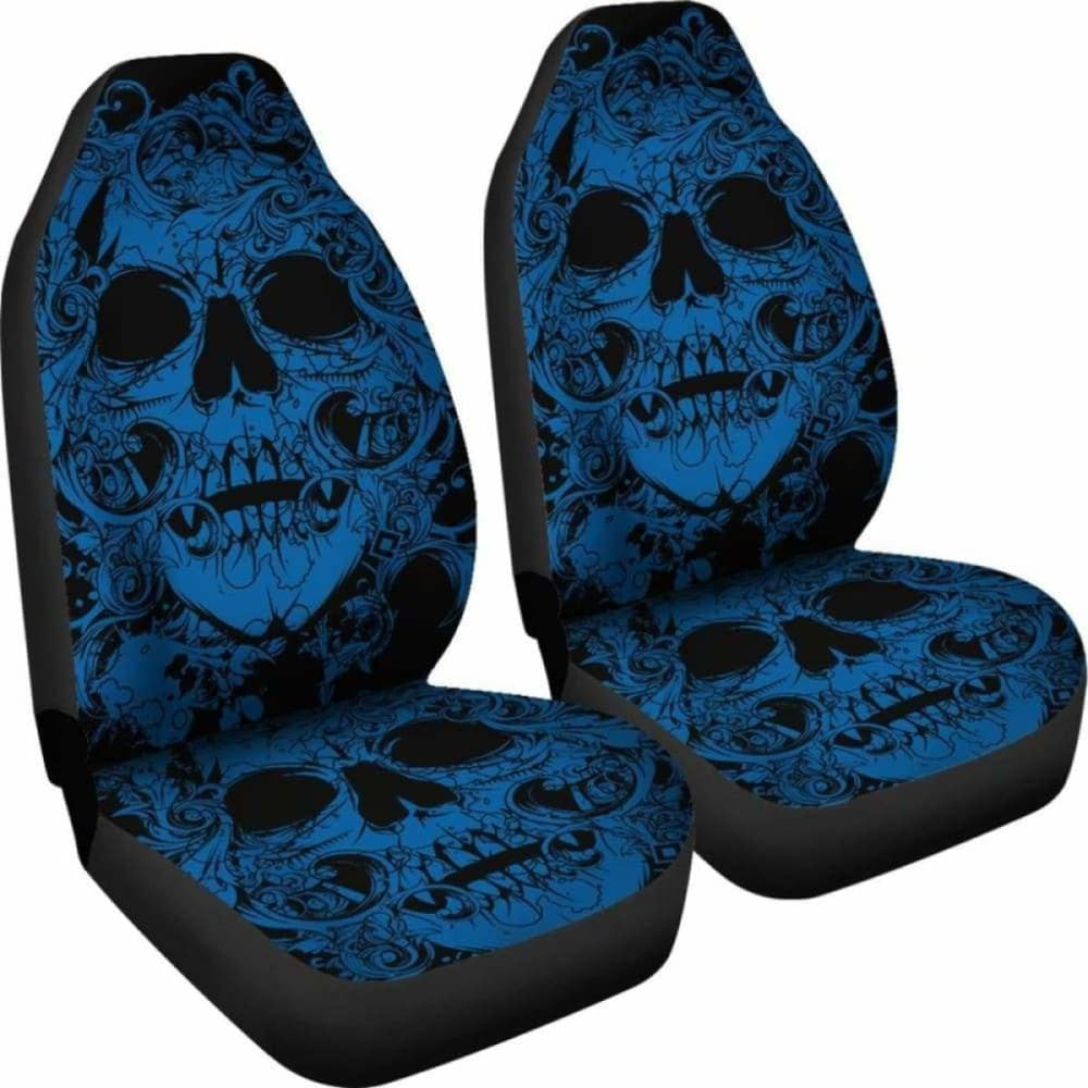 Set Of Pcs Awesome Skull Car Seat Covers