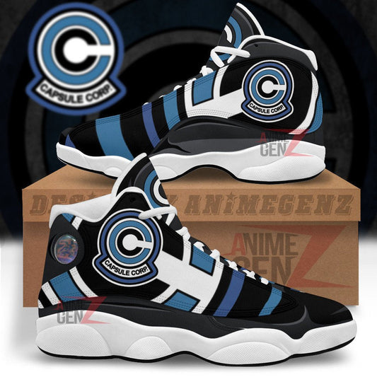 Dragon Ball Capsule Corp Air Jordan 13 Sneakers Custom Anime Shoes
