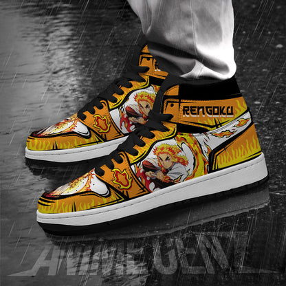 Demon Slayer JD Sneakers Rengoku Anime Custom Shoes