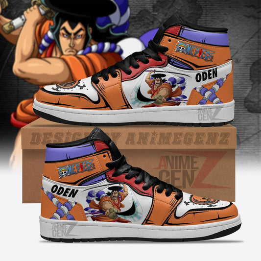 One Piece Kozuki Oden JD Sneakers Custom Anime Shoes