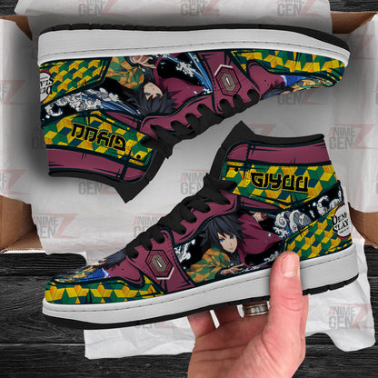 Demon Slayer JD Sneakers Tomioka Giyuu Custom Anime Shoes