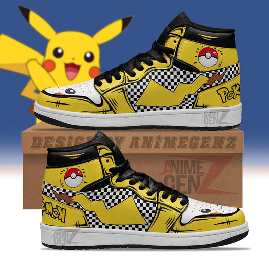 Pikachu JD Sneakers Custom Pokemon Anime Shoes