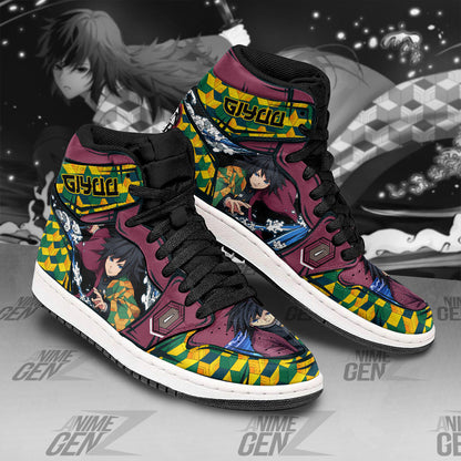 Demon Slayer JD Sneakers Tomioka Giyuu Custom Anime Shoes