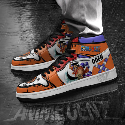 One Piece Kozuki Oden JD Sneakers Custom Anime Shoes