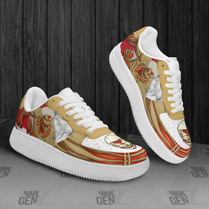 Attack On Titan Amored Titan Air Sneakers Custom Anime Shoes
