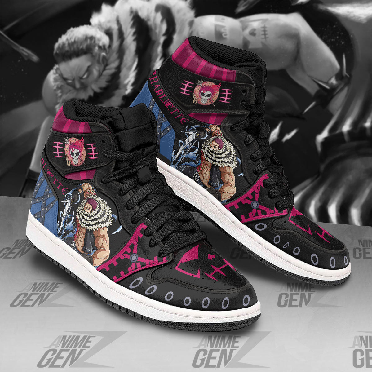 One Piece Charlotte Katakuri JD Sneakers Custom Anime Shoes