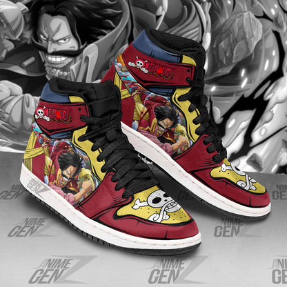 One Piece Gol D Roger JD Sneakers Custom Anime Shoes