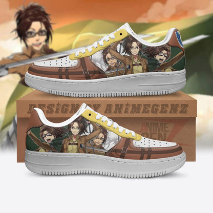 Attack On Titan Hange Zoe Air Sneakers Custom Anime Shoes