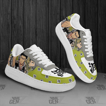 Gyomei Himejima Air Sneakers Demon Slayer Custom Anime Shoes