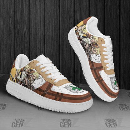 Attack On Titan Leonhart Air Sneakers Custom Anime Shoes