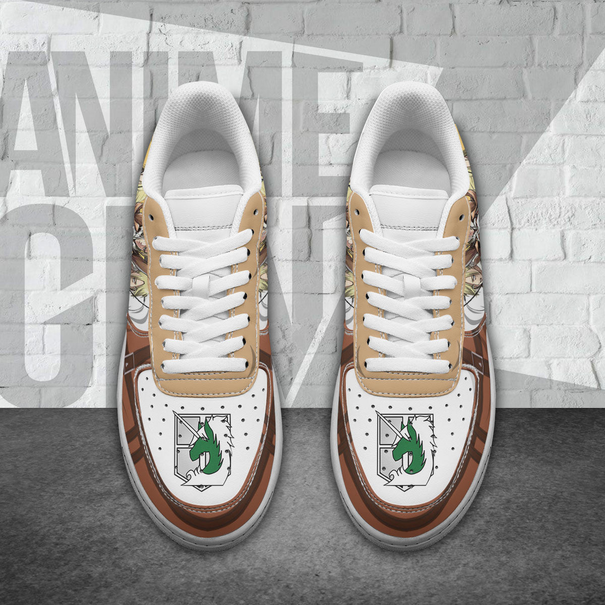 Attack On Titan Leonhart Air Sneakers Custom Anime Shoes