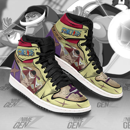 One Piece Edward Newgate Whitebeard JD Sneakers Custom Anime Shoes