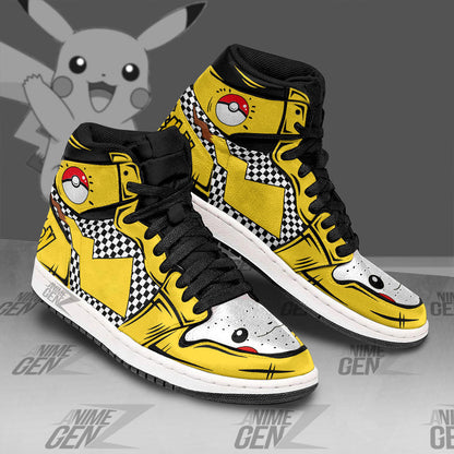 Pikachu JD Sneakers Custom Pokemon Anime Shoes