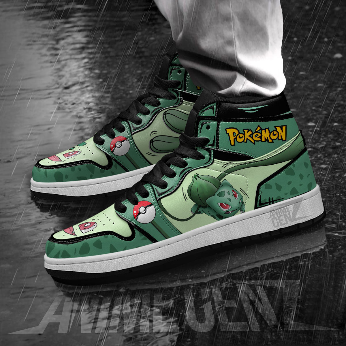 Bulbasaur JD Sneakers Pokemon Custom Anime Shoes