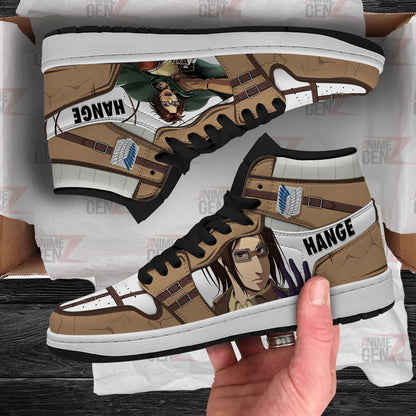 Attack On Titan JD Sneakers Hange Zoe Custom Anime Shoes