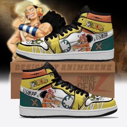 One Piece Usopp JD Sneakers Custom Anime Shoes