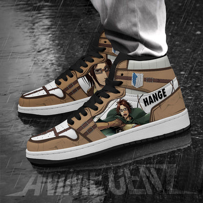 Attack On Titan JD Sneakers Hange Zoe Custom Anime Shoes