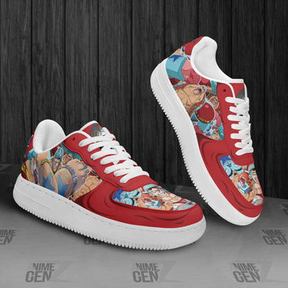 One Piece Franky Air Sneakers Custom Anime Shoes