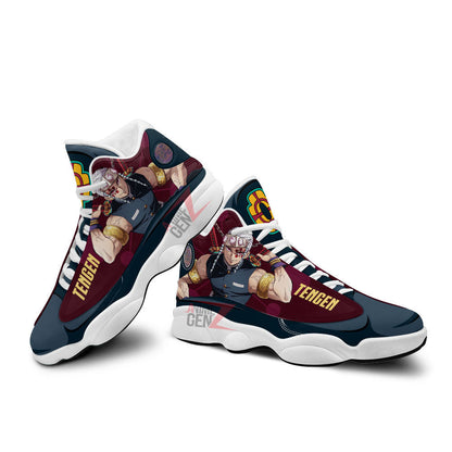 Demon Slayer Air JD13 Sneakers Uzui Tengen Custom Anime Shoes